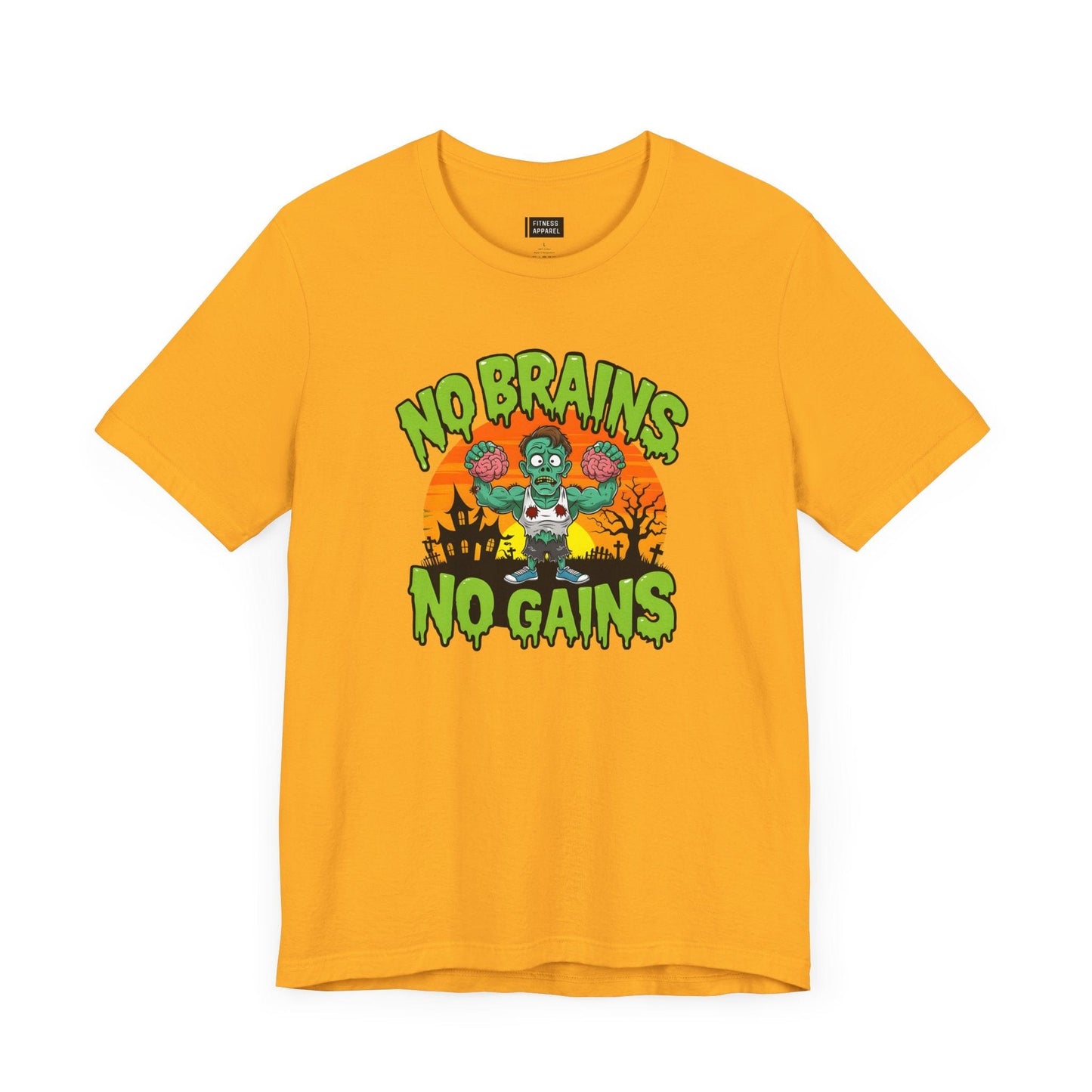 No Brains No Gains T-Shirt