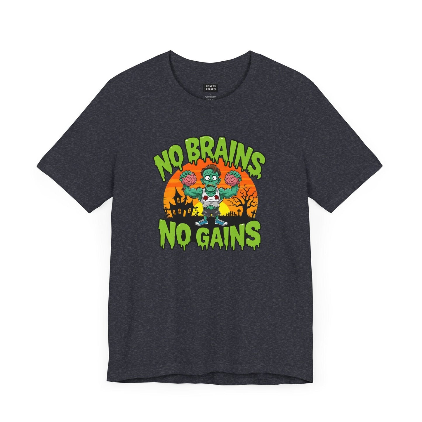 No Brains No Gains T-Shirt